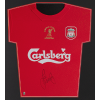 Jamie Carragher Front Signed Liverpool 2005 Home Shirt