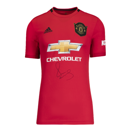 Paul Scholes Front Signed Manchester United 2019-20 Home Shirt