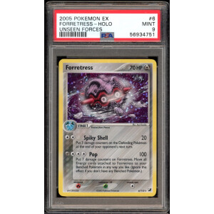 Forretress - 6/115 - Unseen Forces - PSA 9 MINT - English