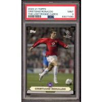 Cristiano Ronaldo 2020/21 Topps The Lost Rookie Cards PSA 9 United