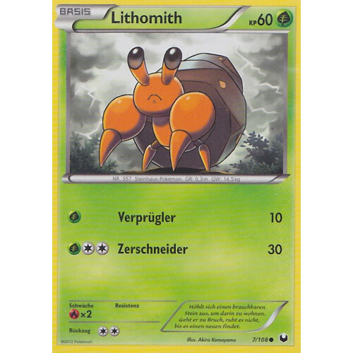 Lithomith - 7/108 - Reverse Holo