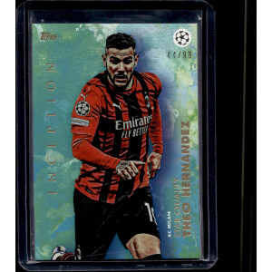 Theo Hernandez 2021/22 Topps Inception Star Quality Green...