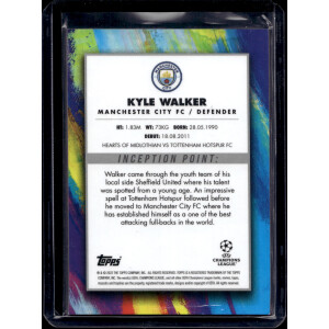 Kyle Walker 2021/22 Topps Inception Star Quality Green 83/99