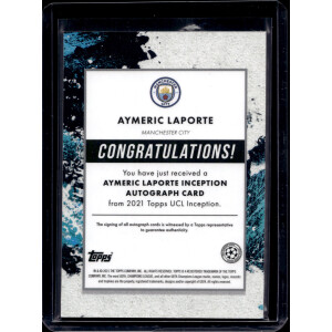 Aymeric Laporte 2020/21 Topps Inception Star Quality...