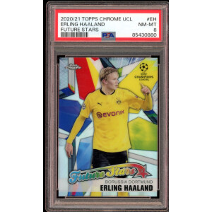 Erling Haaland 2020/21 Topps Chrome UCL Future Stars #EH...