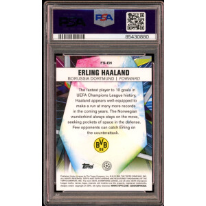 Erling Haaland 2020/21 Topps Chrome UCL Future Stars #EH...