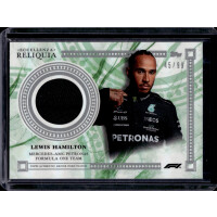 Lewis Hamilton 2023 Topps F1 Eccellenza Driver Worn Swatch /99 Mercedes