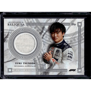 Yuki Tsunoda 2023 Topps F1 Eccellenza Driver Worn Swatch...