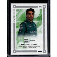 Fernando Alonso 2023 Topps F1 Eccellenza /99 Aston Martin