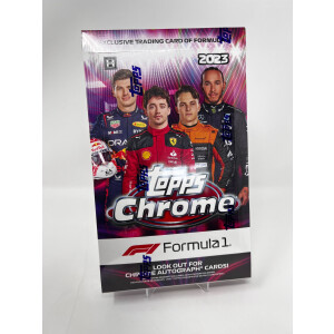 2023 Topps Chrome Formula One - Hobby Box