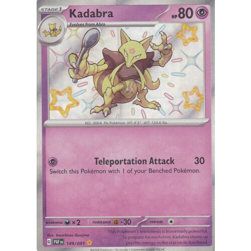 Kadabra - PAF EN - 149/091 - Shiny Rare