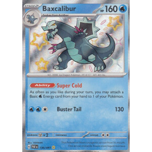 Baxcalibur - PAF EN - 130/091 - Shiny Rare