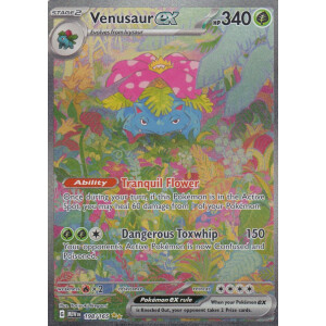 Venusaur ex - MEW DE - 198/165 - Special Illustration Rare