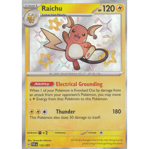 Raichu - PAF EN - 132/091 - Shiny Rare