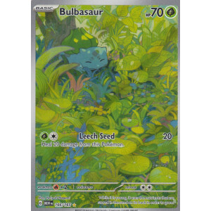 Bulbasaur - MEW EN - 166/165 - Illustration Rare