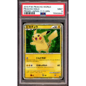 Pikachu - Holo - Promo 7-11 Japan - Japanese - PSA 9 MT