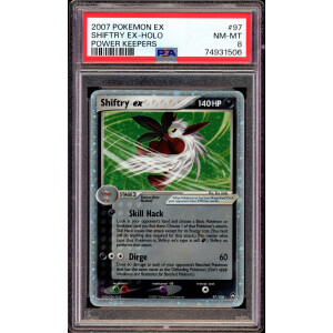 Shiftry Ex - Holo - #97 Ex Power Keepers - English - PSA 8 NM-MT