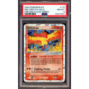 Moltres Ex - Holo - #115 Ex Fire Red & Leaf Green -...
