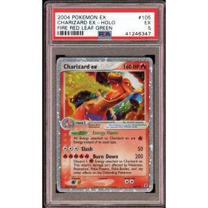 Charizard Ex - Holo - #105 Ex Fire Red & Leaf Green -...