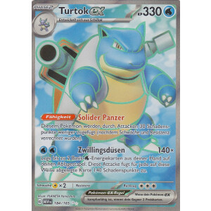 Turtok ex - MEW DE - 184/165 - Ultra Rare