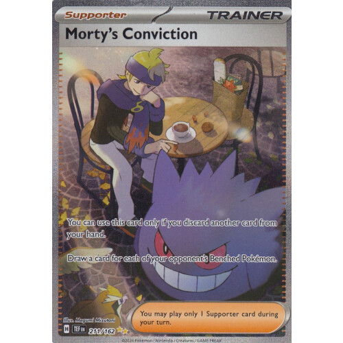 Mortys Conviction - TEF EN - 211/162 - Special Illustraiton Rare
