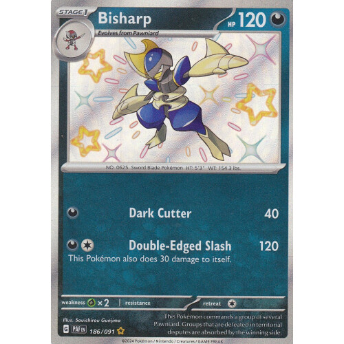 Bisharp - PAF EN - 186/091 - Shiny Rare