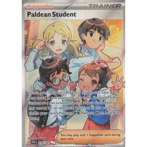 Paldean Student - PAF EN - 230/091 - Ultra Rare