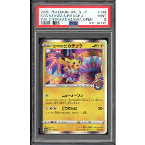 Kanazawas Pikachu - #144 S-P Pokemon Center Kanazawa Promo - Japanese - PSA 9 MT