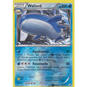 Wailord - 26/124 - Reverse Holo