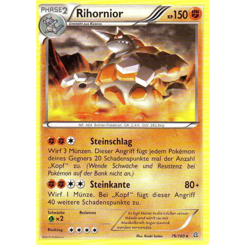 Rihornior - 76/160 - Rare