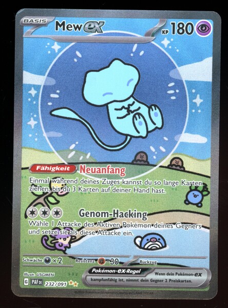 ミュウex Mew ex SAR G PAF EN 232/091 ミュウex Mew ex G PAF EN 232/091 SAR 海外 英語 - メルカリ