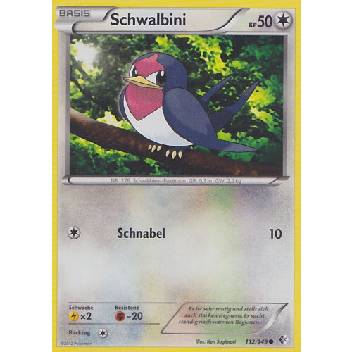 Schwalbini - 112/149 - Reverse Holo