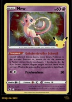 Mew Celebrations 011/025 Holo Deutsch NM gallery