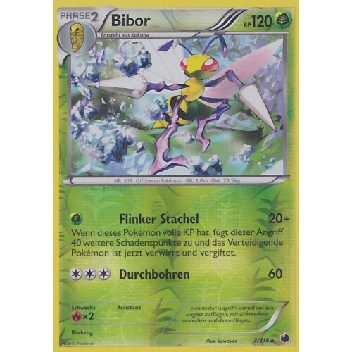 Bibor - 3/116 - Reverse Holo