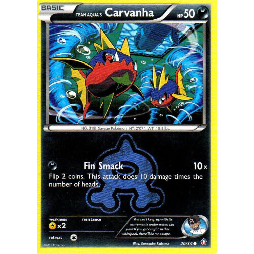 Team Aqua´s Carvanha - 20/34 - Common