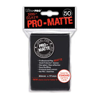 Ultra Pro Pro Matte Black - 50 Sleeves