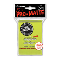 Ultra Pro Pro Matte Bright Yellow - 50 Sleeves
