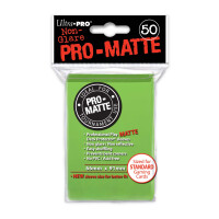 Ultra Pro Pro Matte Lime Green - 50 Sleeves