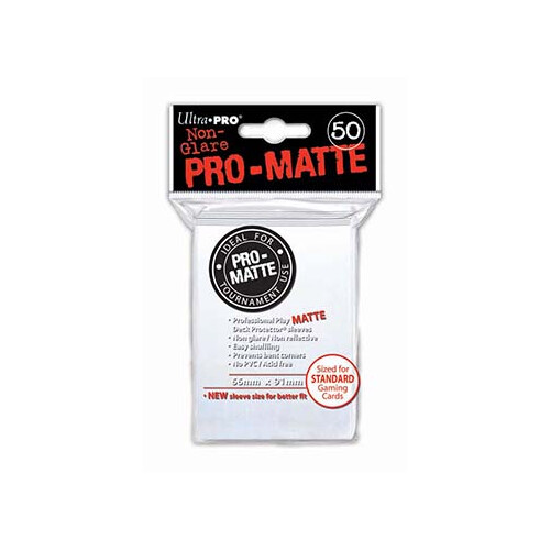 Ultra Pro Pro Matte White - 50 Sleeves