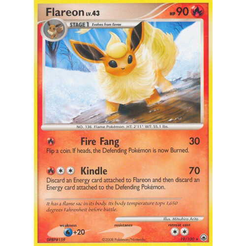 Flareon - 19/100 - Rare