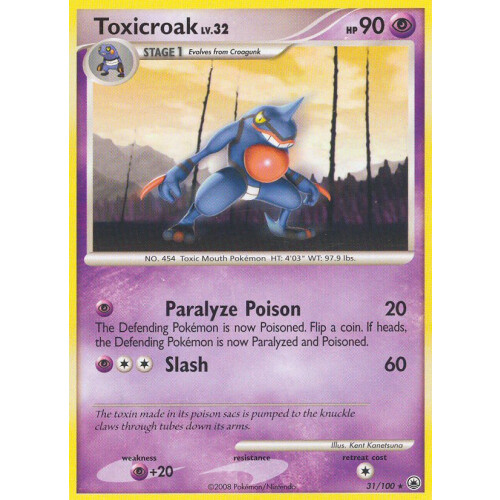 Toxicroak - 31/100 - Rare