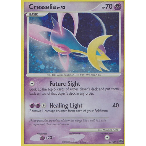 Cresselia - 2/100 - Reverse Holo
