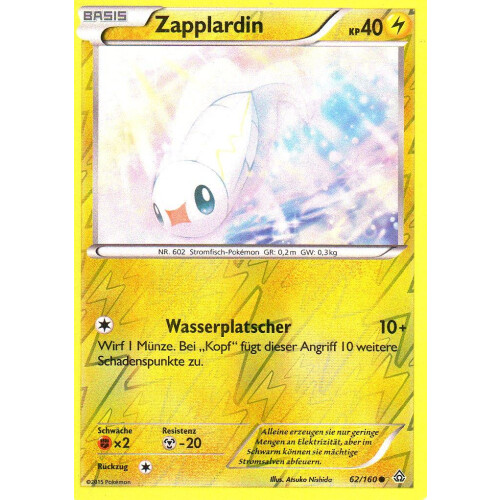 Zapplardin - 62/160 - Reverse Holo