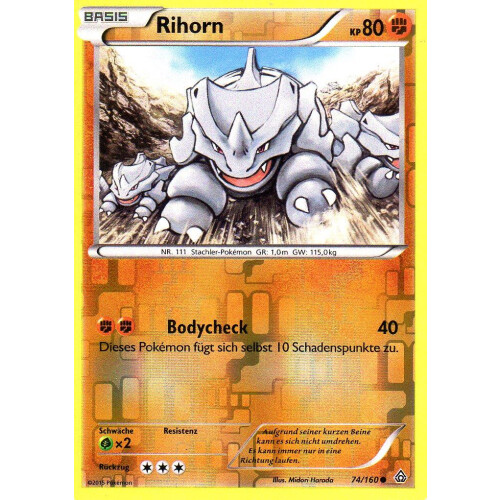 Rihorn - 74/160 - Reverse Holo