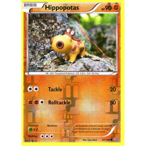 Hippopotas - 87/160 - Reverse Holo