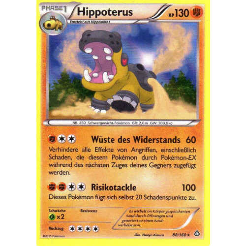 Hippoterus - 88/160 - Reverse Holo