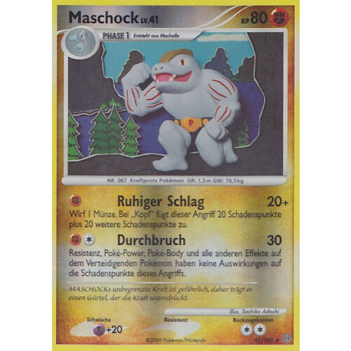 Maschock - 41/100 - Reverse Holo