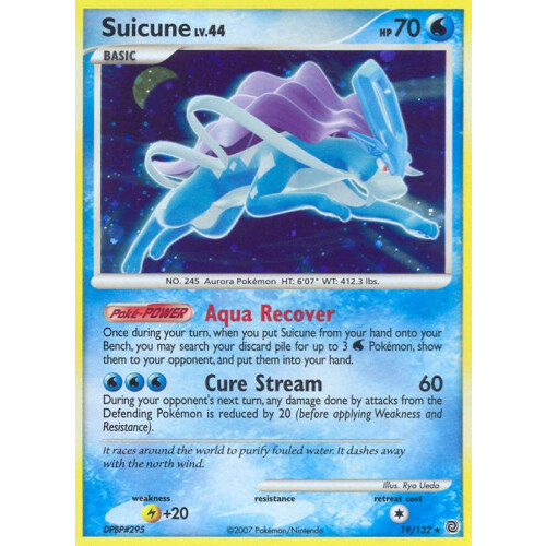 Suicune - 19/132 - Holo