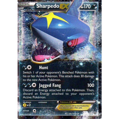 Sharpedo-EX - 91/160 - EX