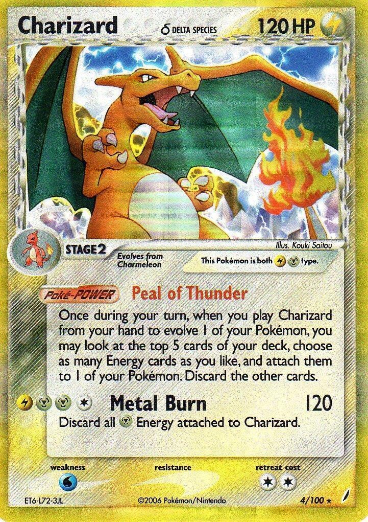 Charizard 4/100 Reverse Holo